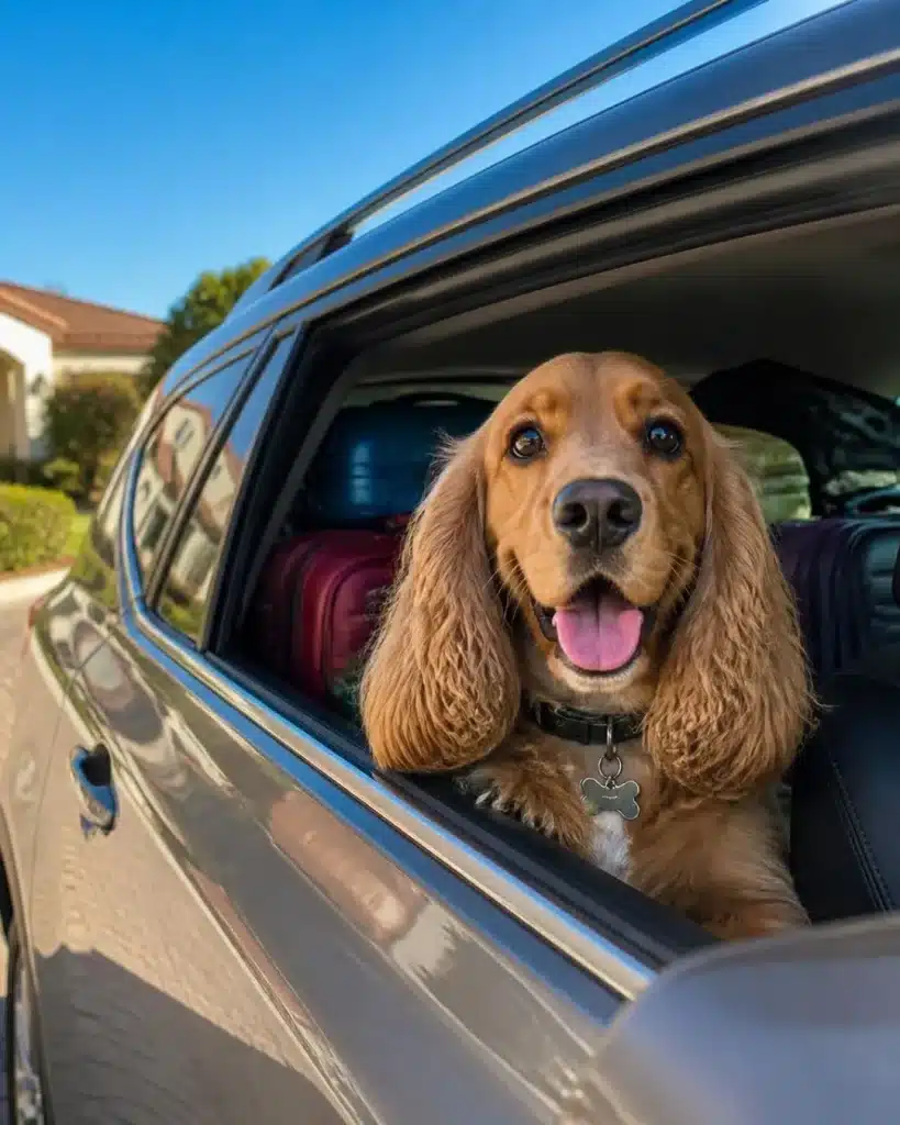 Partir en vacances avec votre chien : comment bien se préparer? 1 chien voiture vacances